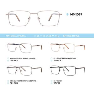 Metal men's frame for glasses MM1087