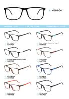 TR-90 plastic frames for glasses with spring hinges MZ03-06