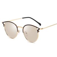 Очки металлические фотохромные с защитой от синего света 9728-GT