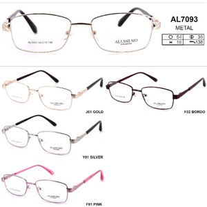 Metal eyeglass frame, material steel Allmilmo AL7093