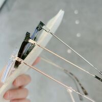 Combined frame (metal + TR90) with Blue Ray Cut protection lenses MAMO TR010