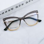 TR90 plastic frame or glasses with blue light protection, with spring hinges FA87143