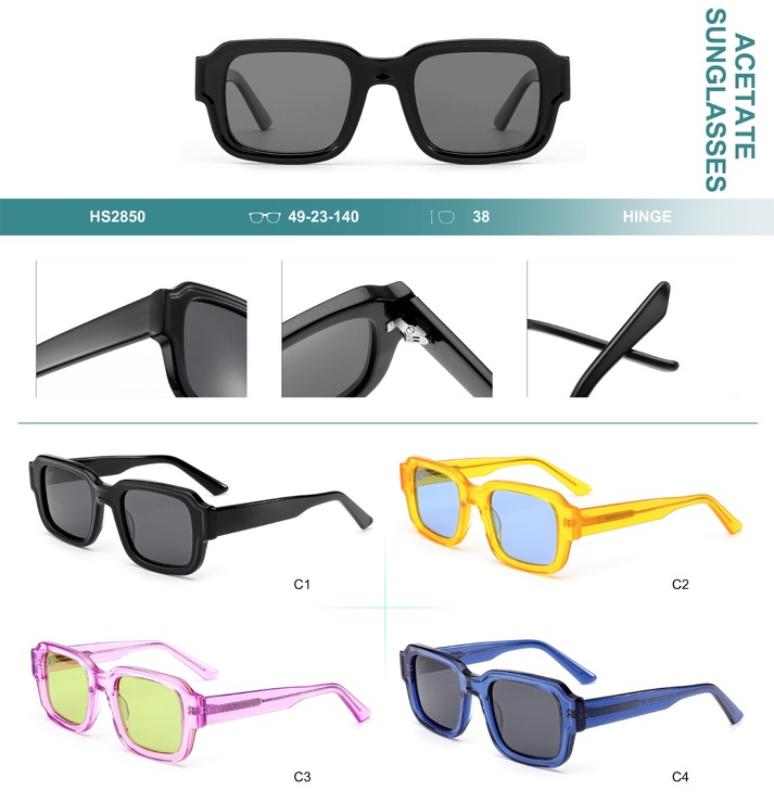 Поляризационные солнцезащитные пластиковые очки из материала ацетат Big City HS2850