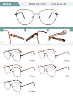 Metal frame for women with spring hinges YM111179-DA