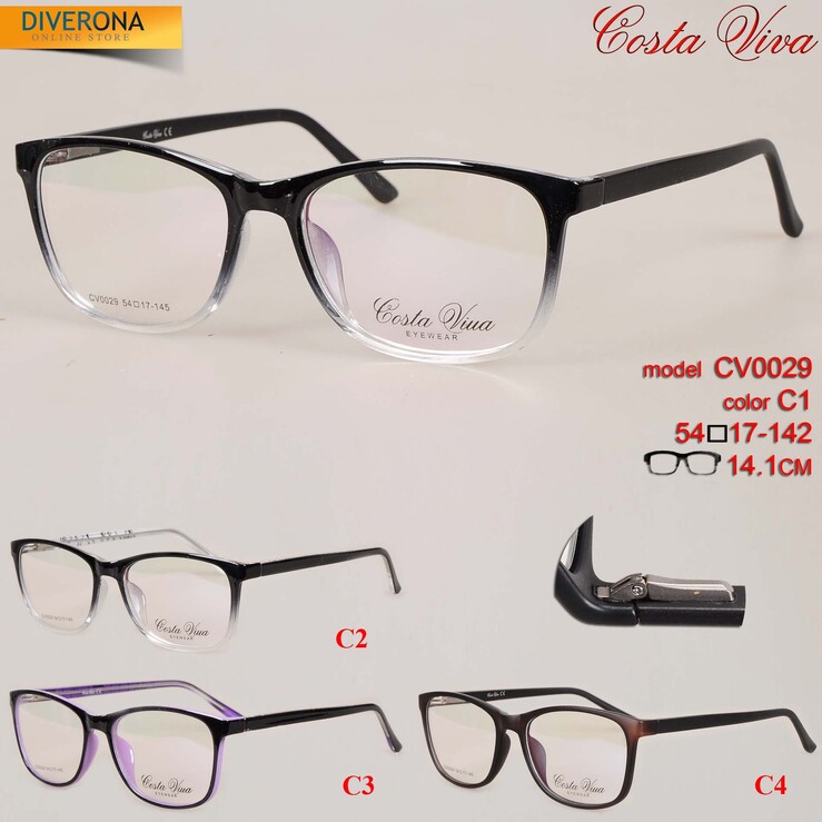 Plastic eyeglass frames Costa Viva CV0029
