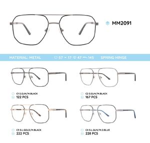 Metal men's frame for glasses MM2091