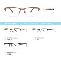 Metal nylor men's frame for glasses MM4049