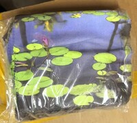 Салфетка для очков из материала микрофибра, плотный материал лилия 荷花金布