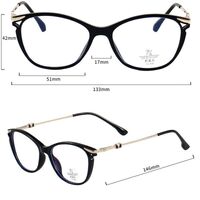 Оправа комбинированная с линзами Blue Ray Cut MAMO TR9815