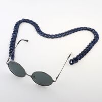 Acrylic non-slip chain, concave shape, for glasses and masks GB012-1