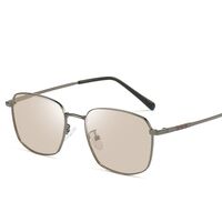 Очки металлические фотохромные с защитой от синего света 9802-GT