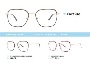 Metal women's frame for glasses MW4082