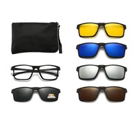 Оправы El Dorado с комплектом поляризационных солнцезащитных насадок на магните 2258A