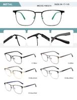 Metal frame for men with spring hinges H90574-DA