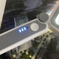 Лупа с универсальной подсветкой, увеличительное стекло с ручкой 10863-10LC-XX, размер: 108*63 мм, увеличение: 4Х