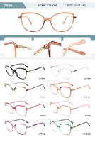 Plastic TR90 frame for women with spring hinges YT13056-DA