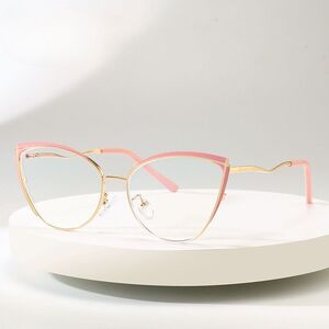 Metal glasses with blue light and UV protection 9719-GT