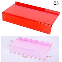 Holder (stand, rack) for glasses cases, for insertion into slots in a wall-mount panel