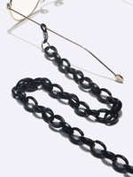 Золотая цепочка для очков с сердечками GB146