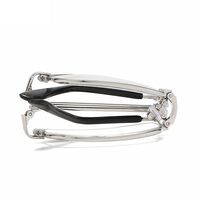 Folding metal reading glasses JY303 with case, diopters from +1.00 to +4.00, RMC=62-64