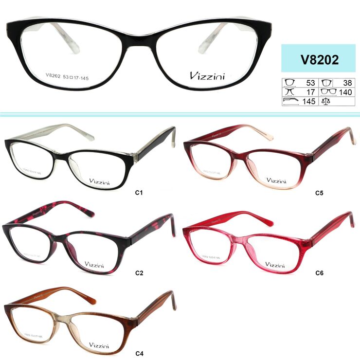 Plastic eyeglass frame VIZZINI V8202