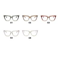 Очки пластиковые женские с защитой от синего света и стразами 3362镶钻-PN