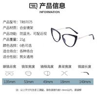 TR90 plastic frame or glasses with blue light protection, with spring hinges FA87075