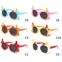 Polarized silicone sunglasses with UV400 protection for kids T22162-OU
