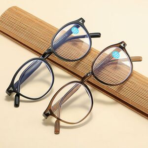 Plastic glasses for reading, with Blue ray cut protection, diopters from +0.00 to +4.00, RMC=62-64, KY009