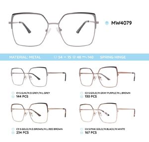 Metal women's frame for glasses MW4079