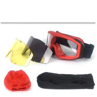 Safety shockproof heat-resistant, anti-fog goggles, 3-lens set, 6003D消防护目镜-DX