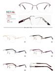 Nylor metal frames for glasses with spring hinges Big City LF1610