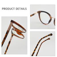 TR90 plastic frame or glasses with blue light protection, with spring hinges FA87003