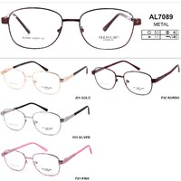 Metal eyeglass frame, material steel Allmilmo AL7089