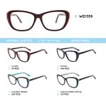 Plastic frames for glasses acetate material WD1339