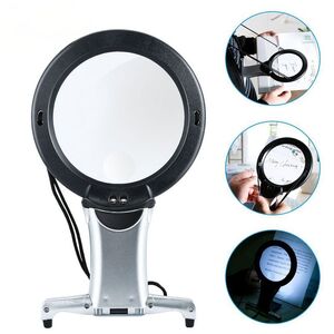 Tabletop magnifying glass with backlight 11B-1-XX, magnification: 2X, 6X