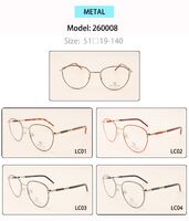 Metal eyeglasses frame for men 260008 (item in stock)