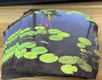 Салфетка для очков из материала микрофибра, плотный материал лилия 荷花金布