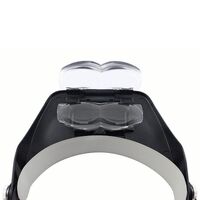 Binocular magnifier with backlight, magnifying glass with head mount 81001-A-XX, magnification: 1,2Х, 1,8Х, 2,5Х, 3,5Х