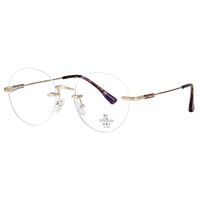 Rimless metal frames with Blue Ray Cut lenses MAMO F99106