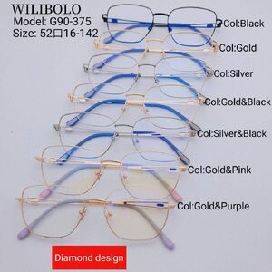 Metal ultrathin women's frames Wilibolo G90-375