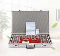 266 metal rim ophthalmic trial lens set in an aluminum case