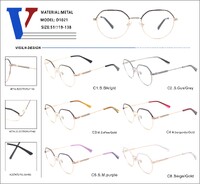 Metal nylor frame with spring hinges D1021-DA