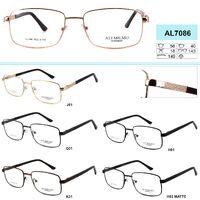 Metal eyeglass frame, material steel Allmilmo AL7086
