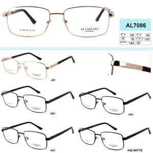 Metal eyeglass frame, material steel Allmilmo AL7086