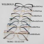 Metal + TR90 ultrathin women's frames with spring hinges Wilibolo TR3061