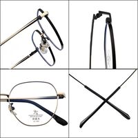 Оправа металлическая с линзами Blue Ray Cut MAMO F99018