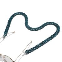 Acrylic non-slip chain, concave shape, for glasses and masks GB012-1