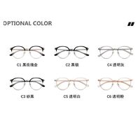 Оправа гибридная, металл + TR90, линзы с Blue Block покрытием SANTA 1532