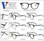 Plastic acetate frame with spring hinges D3039-DA